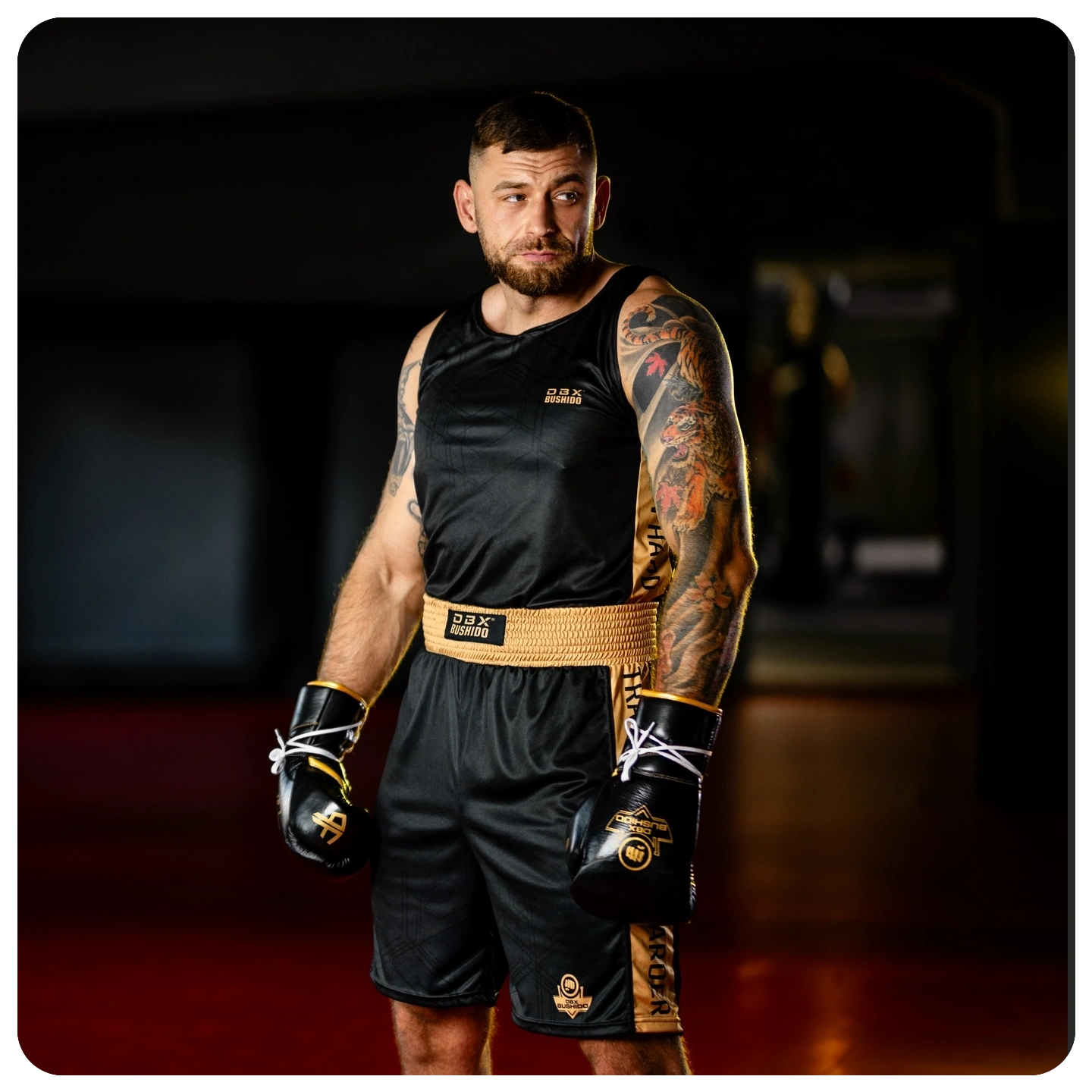tank top gold dbx bushido