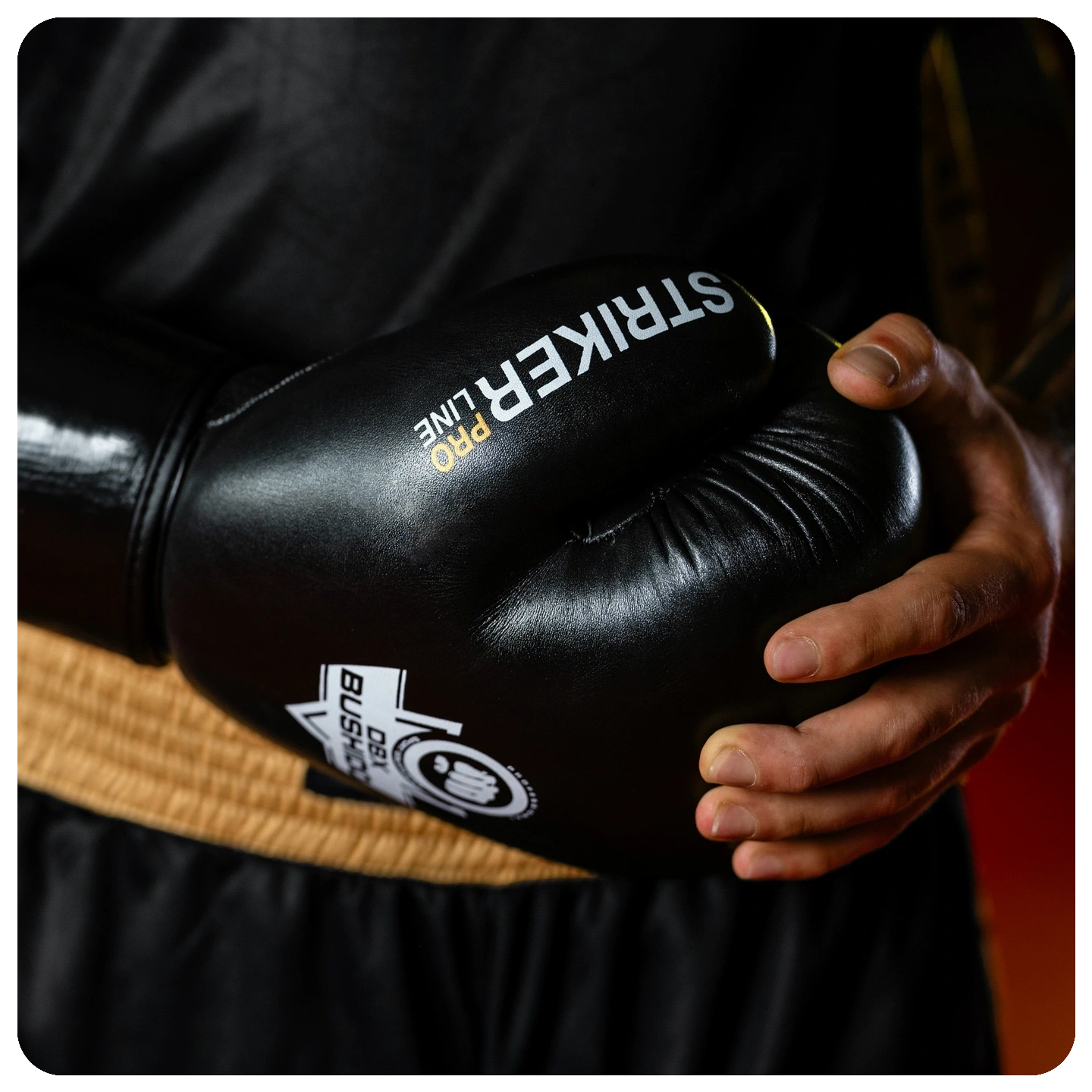 Front view of Striker gloves