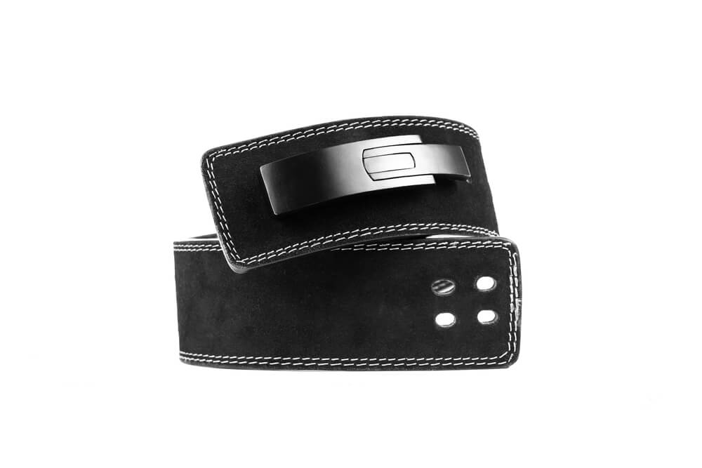 Leather bodybuilding belt