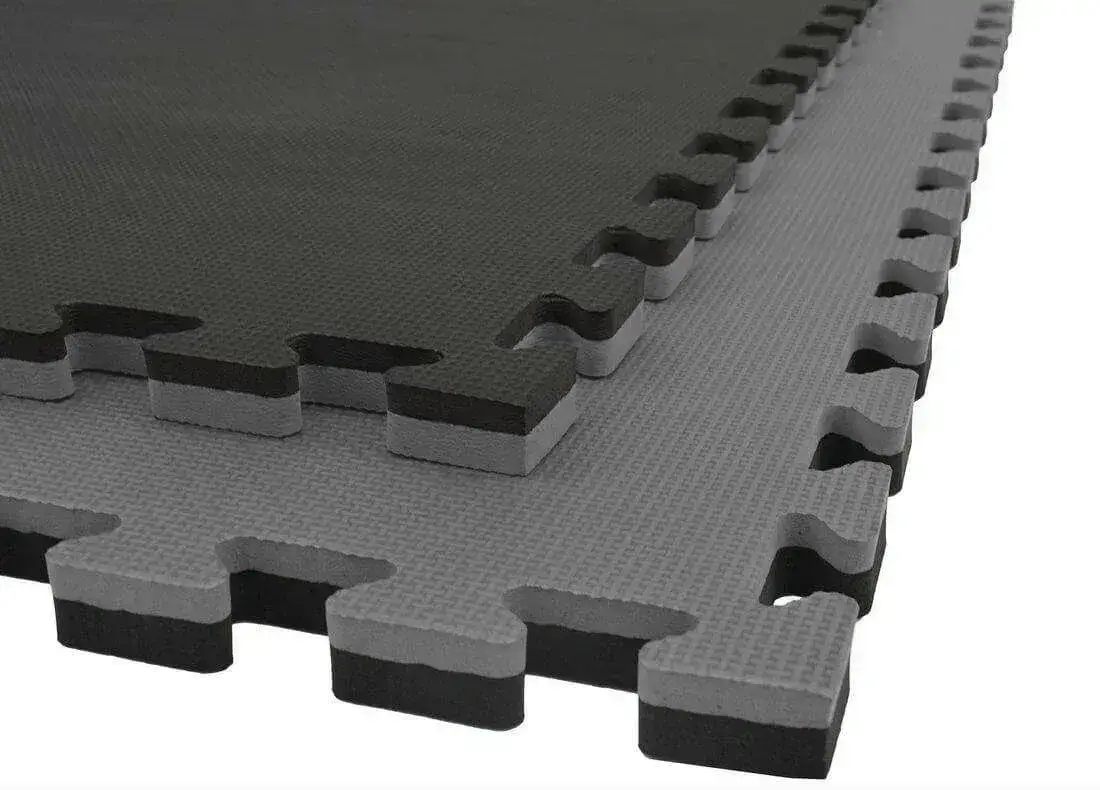 puzzle mat black-grey