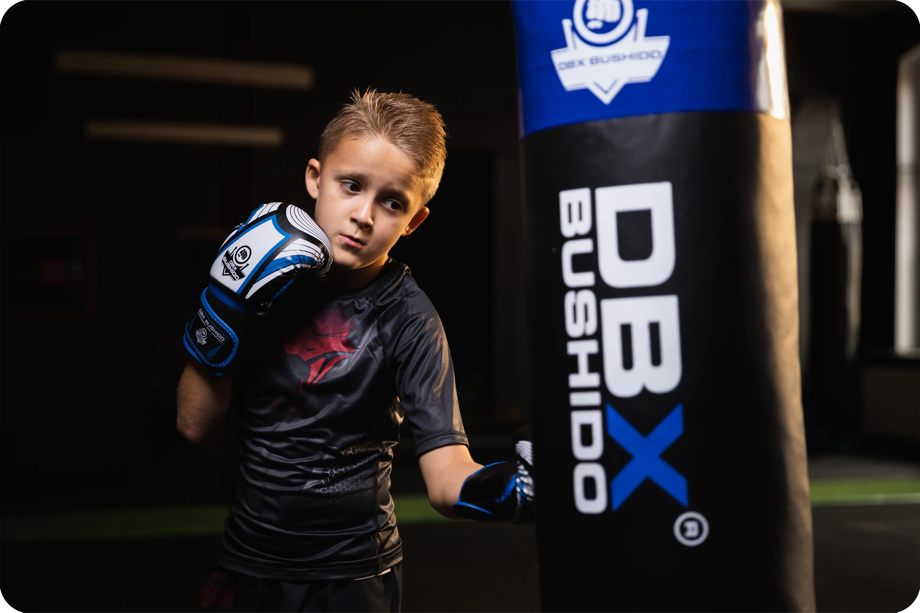 Junior Blue Bushido Boxing Set
