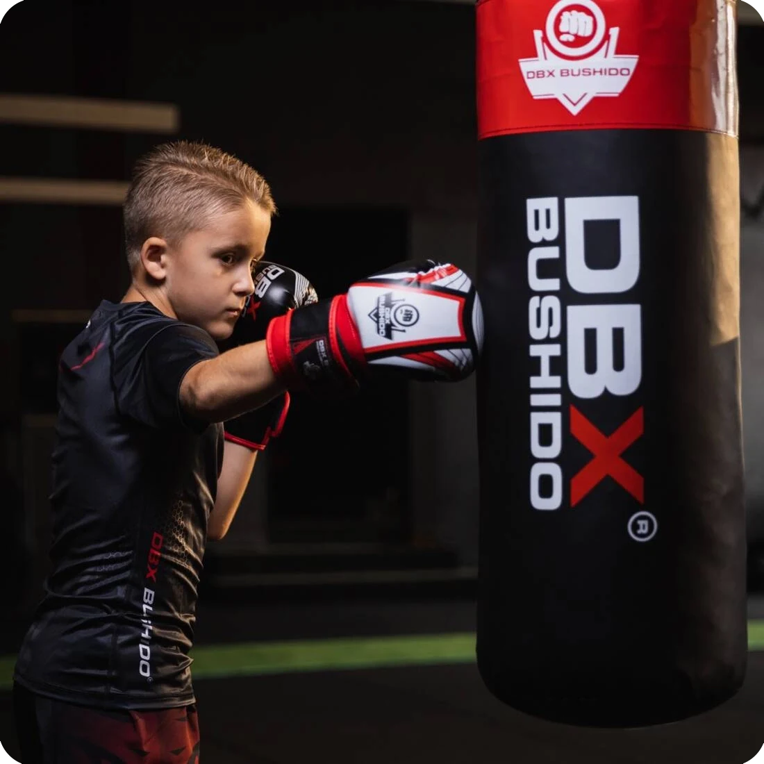 Junior Red Bushido Boxing Set