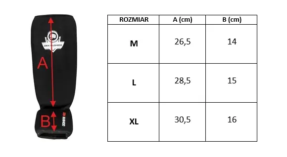 ochraniacze elastyczne na piszczele rozmiar 