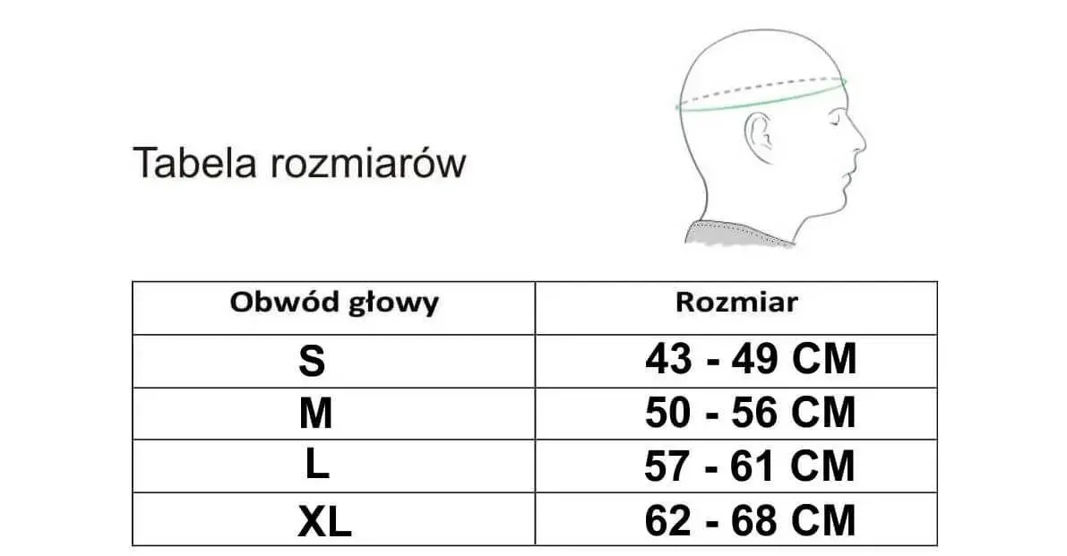 kask bokserski rozmiar 