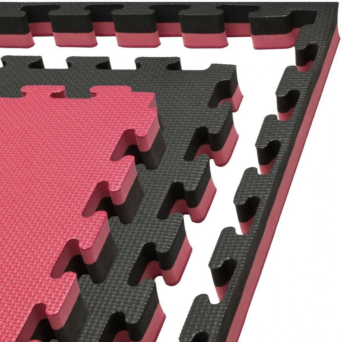 Puzzle mat with border