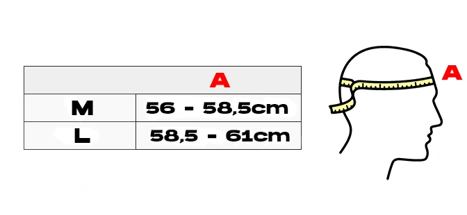 boxing headgear size chart