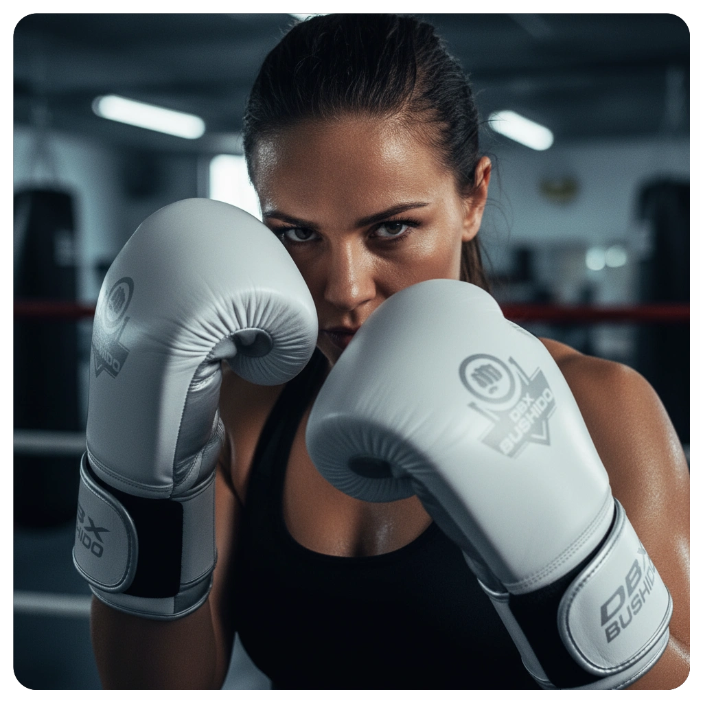 PLATINUM genuine-leather boxing gloves