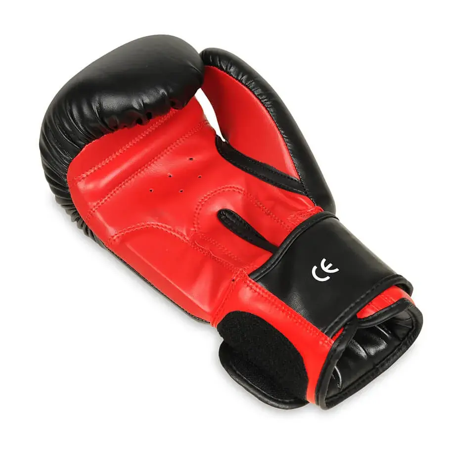 Taver training sparring boxing gloves, black and red