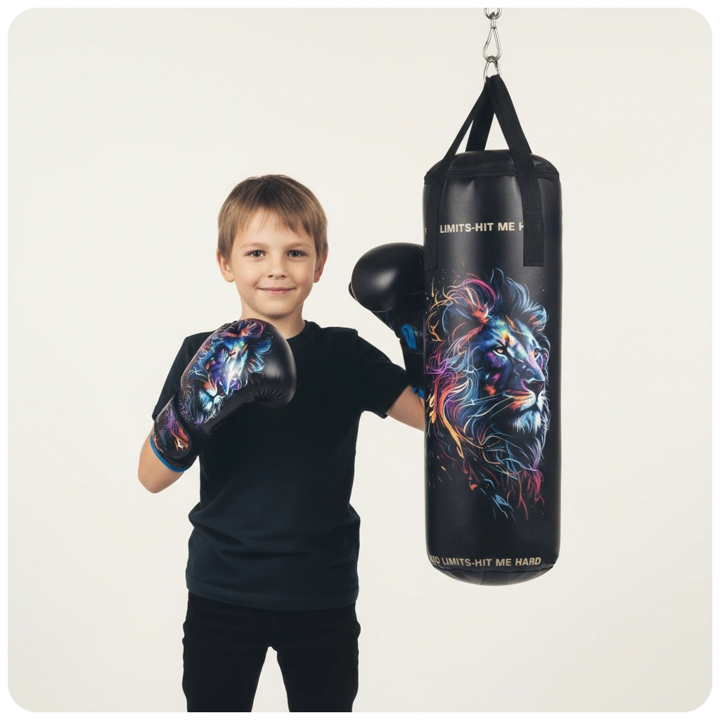 kids punching bag 65cm 8kg dbx bushido