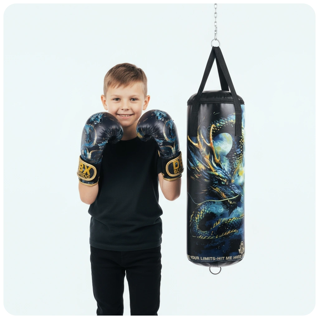 kids punching bag 65cm 8kg dbx bushido