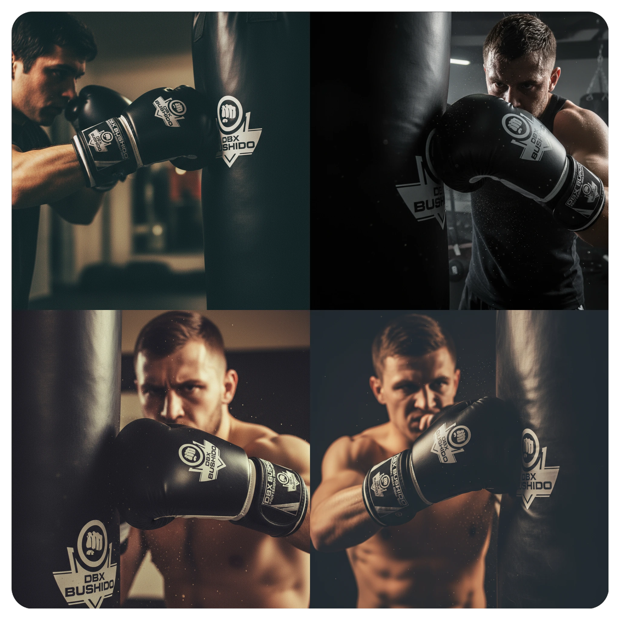 PROFESSIONAL BOXING GLOVES CLASSIC WHITE DBX BUSHIDO