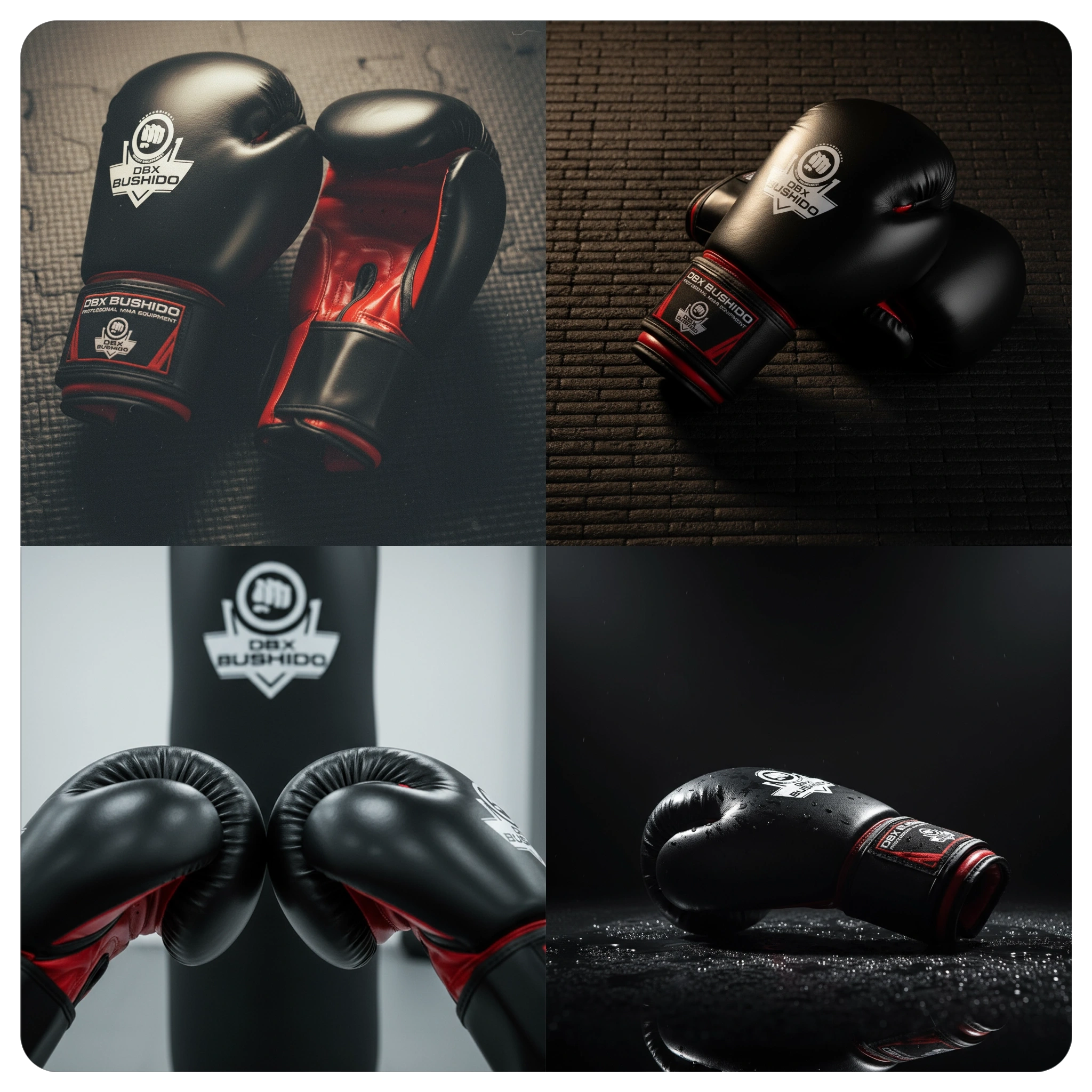 Classic Red boxing gloves DBX Bushido
