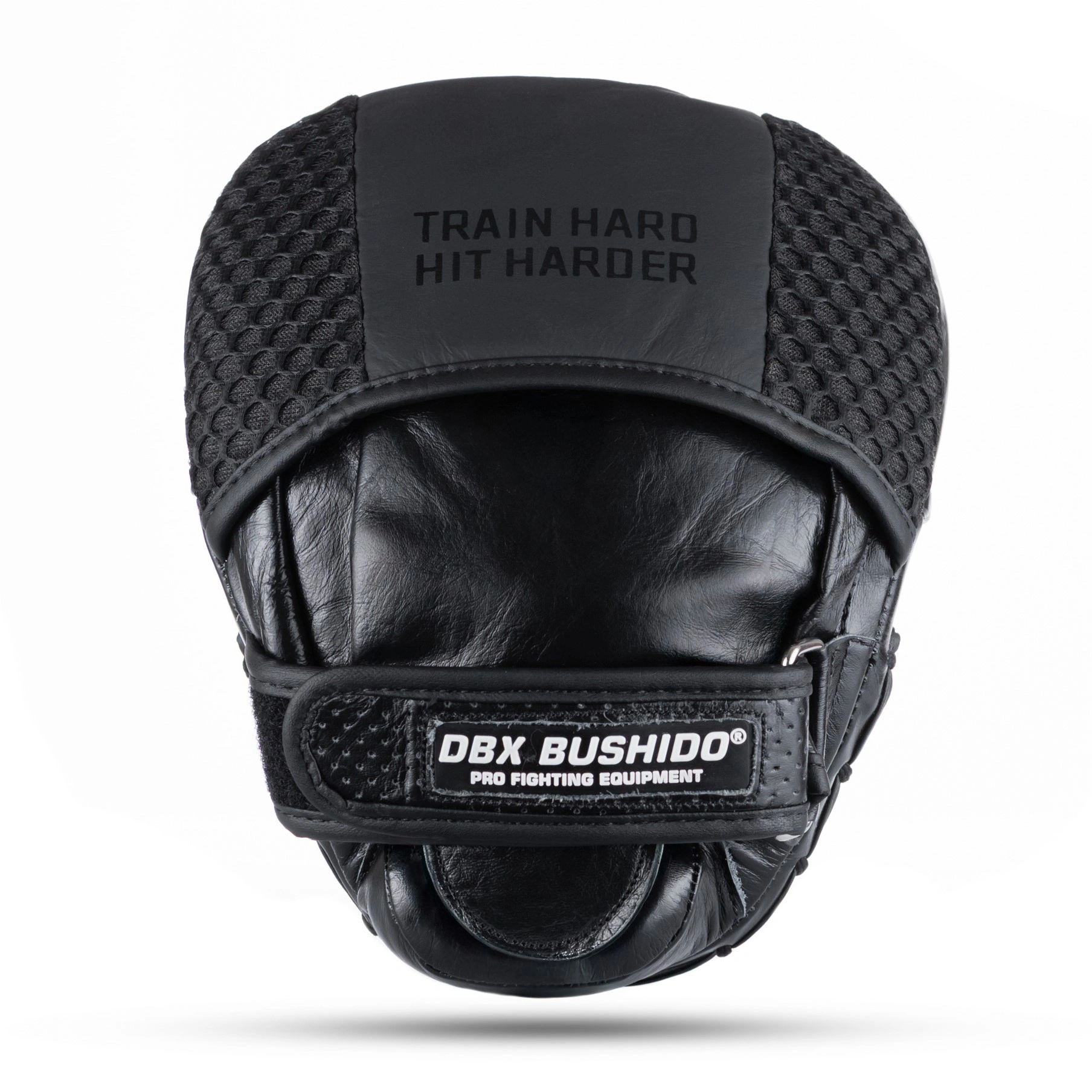 focus mitts genuine leather black leather dbx bushido
