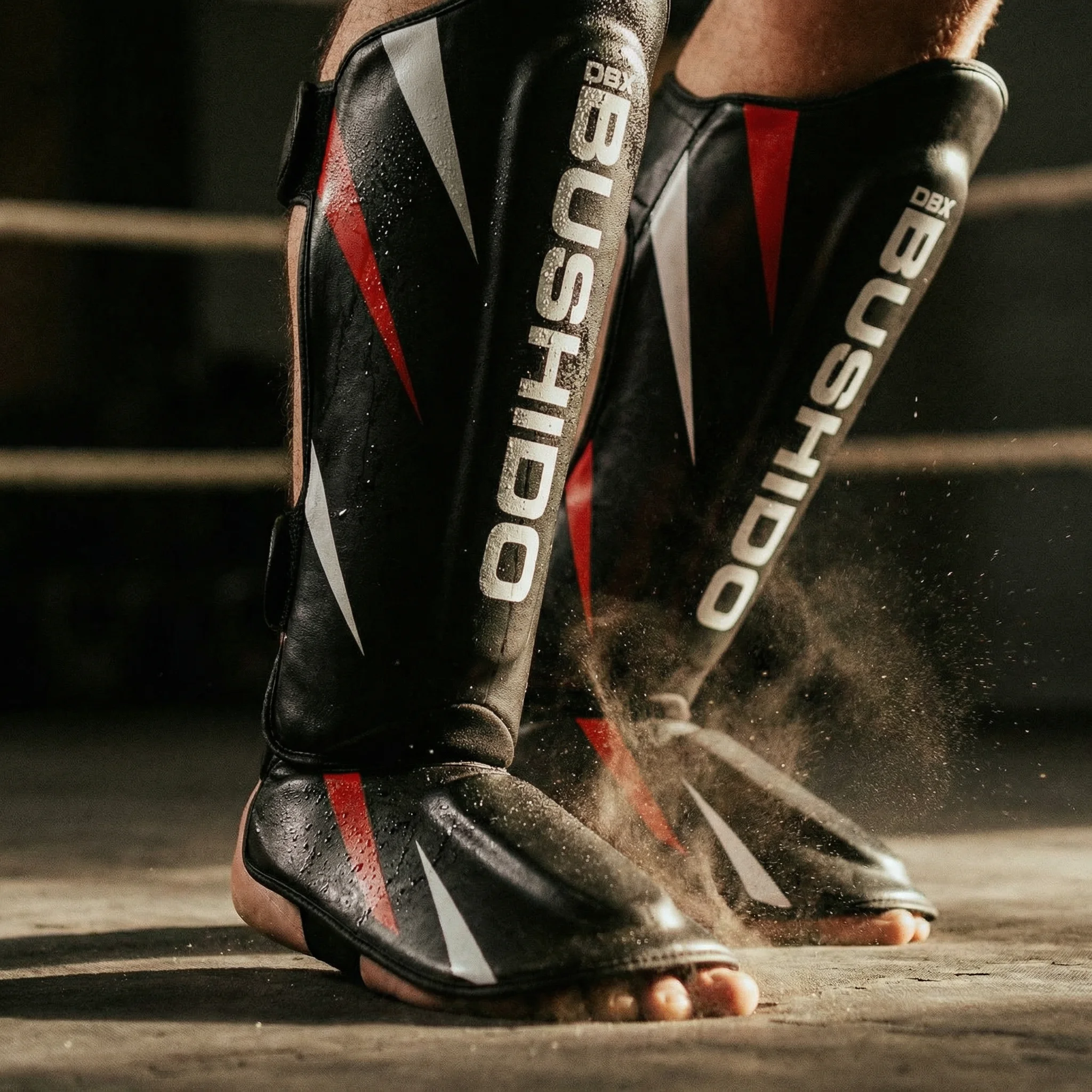  Ochraniacze piszczeli stóp goleni DBX Bushido