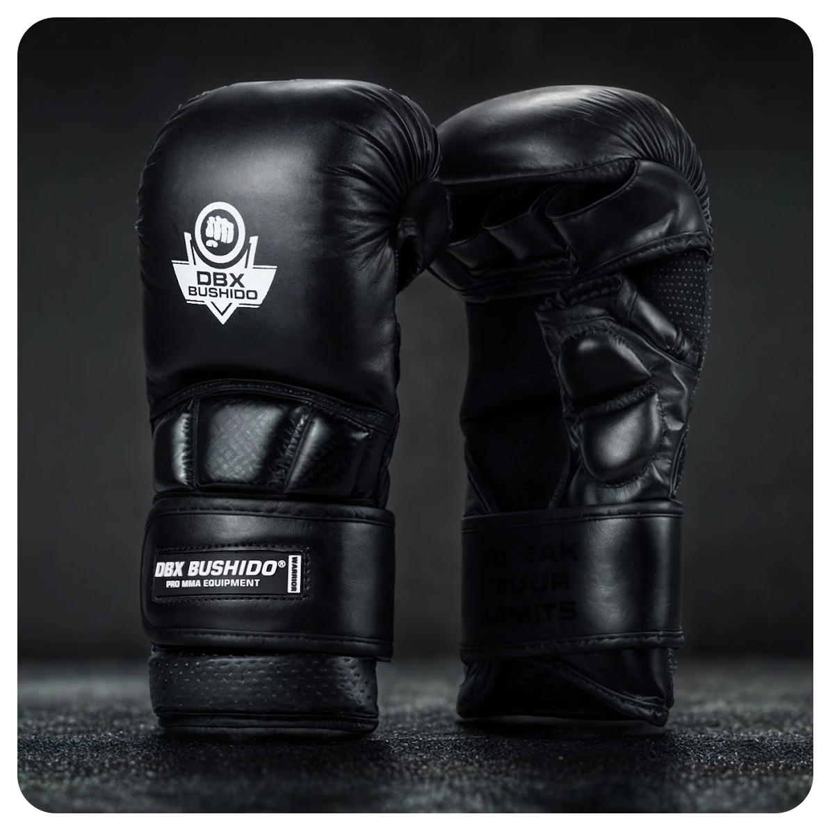 rękawice do mma black warrior dbx bushido