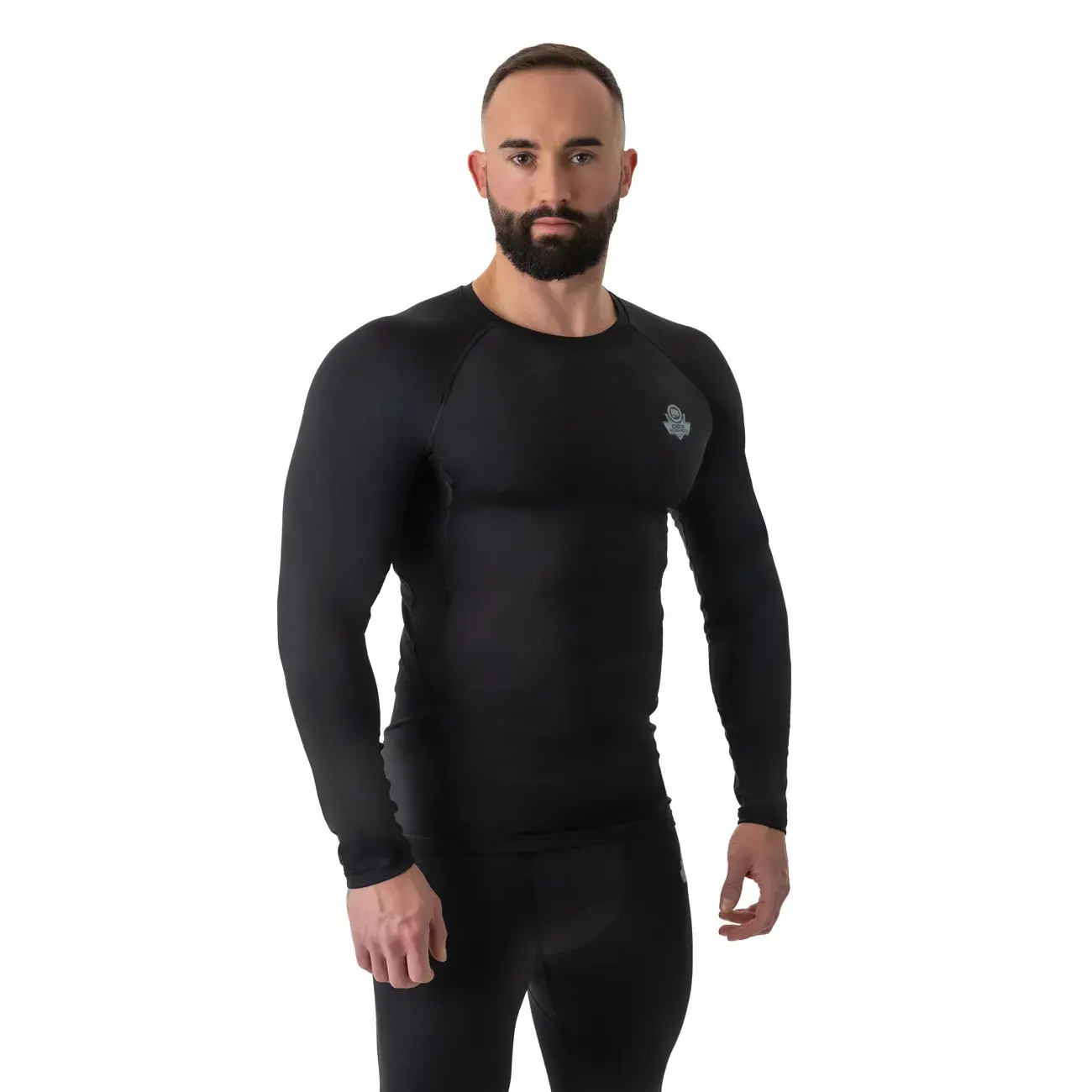 Bushido Rashguard Long Sleeve BLACK Training T-shirt