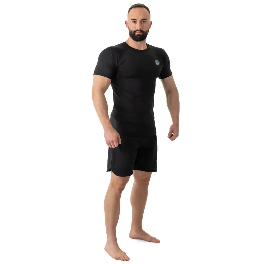 Rashguard Bushido Black compression shirt