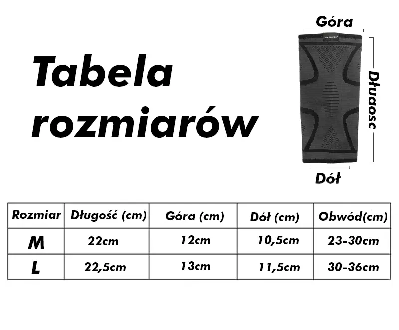 elbow size chart