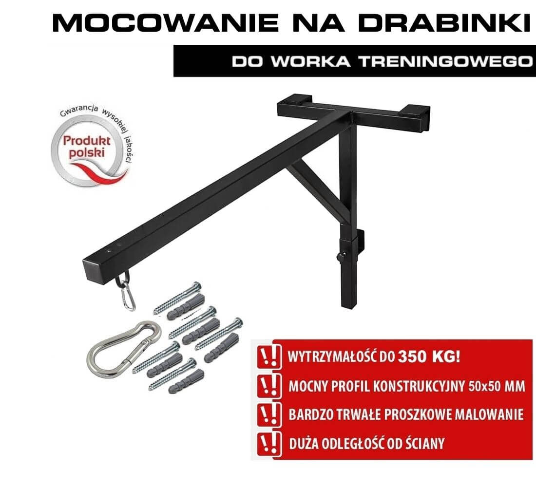 attachment for a punching bag on ladders