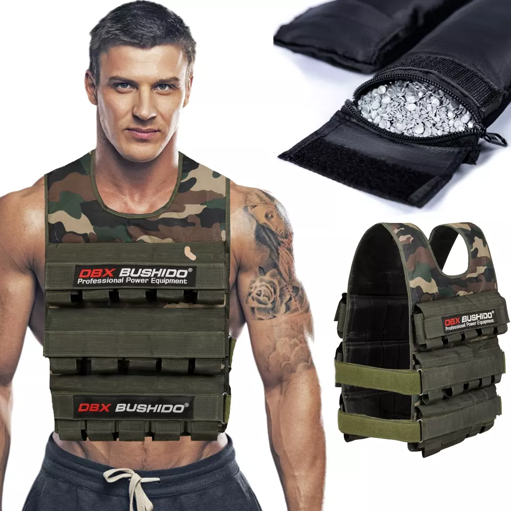 camouflage weighted vest 30 kg