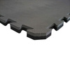 Exercise mat with Safety Certificate - Puzzle 1x1m - Black - Gray - 4 cm