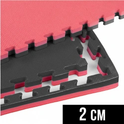 Exercise mat with Safety Certificate - Puzzle 1x1m - Tatami 2 cm