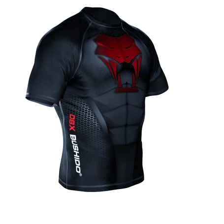 The "Snake" Rashguard compression shirt is made of DBX MORE DRY XXL material