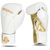 PREMIUM boxing gloves made of natural leather "HAMMER - WHITE 8 oz