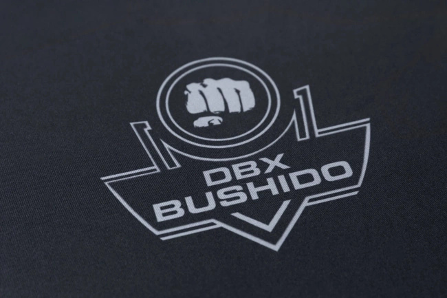 Gray rashguard with long sleeves - DBX Bushido logo