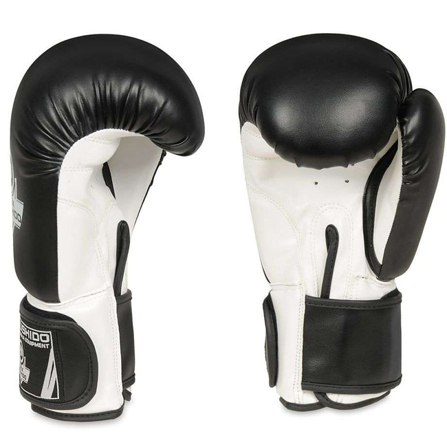 Boxing Sparring Gloves Black and White ARB-407a 10 OZ