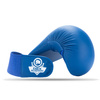 WKF karate gloves - blue L wristbands