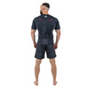 The "Snake" Rashguard compression shirt is made of DBX MORE DRY XXL material