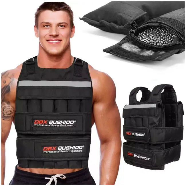 50 kg - Weighted training vest - 24 inserts