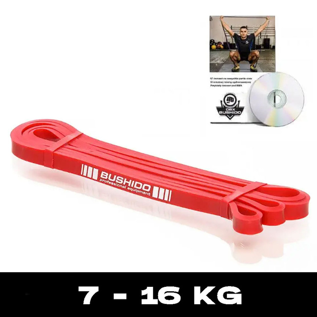 Power Band 13 - Reinforced Training Rubber DBX BUSHIDO RED 7-16 KG