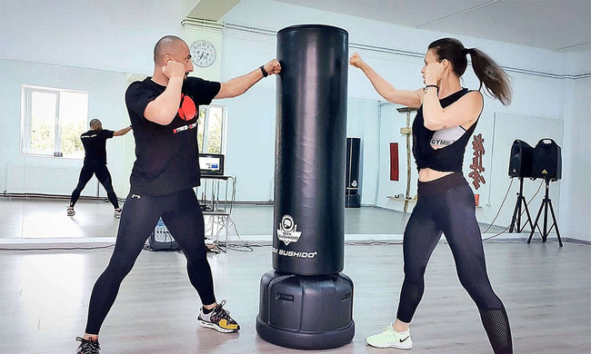 Standing punching bag DBX BUSHDO TLS-O 180 CM 140 KG