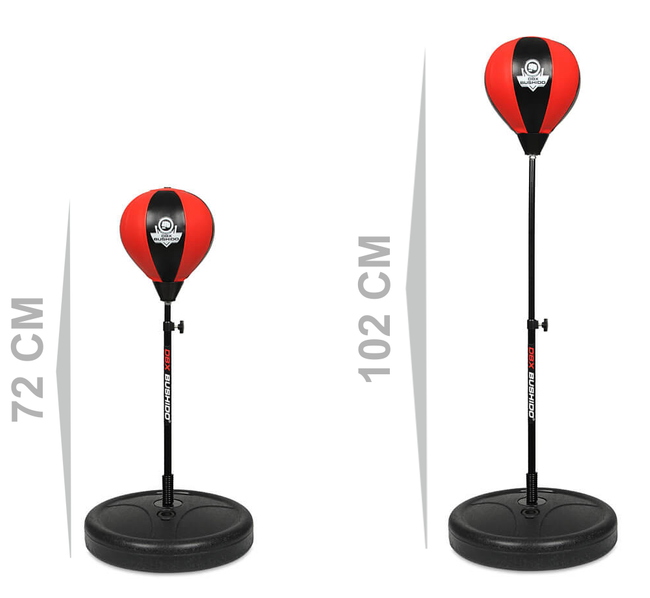 DBX PRO set - Standing boxing bag + boxing gloves + pump + keychain