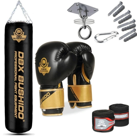 130 cm / Empty - Boxing set - punching bag (empty) + Boxing gloves