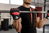 WG-161 - GLOVES FOR GYM - FOR EXERCISES - WITH LONG VELCRO AND GRIP-X SYSTEM - L