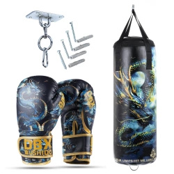 Dragon Set – Punching Bag + Gloves – 65 cm / 8 kg | DBX