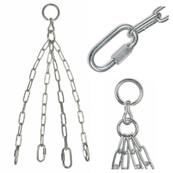 Punching bag chain - Set with swivel and snap hooks