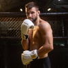 PREMIUM boxing gloves made of natural leather "HAMMER - WHITE 8 oz