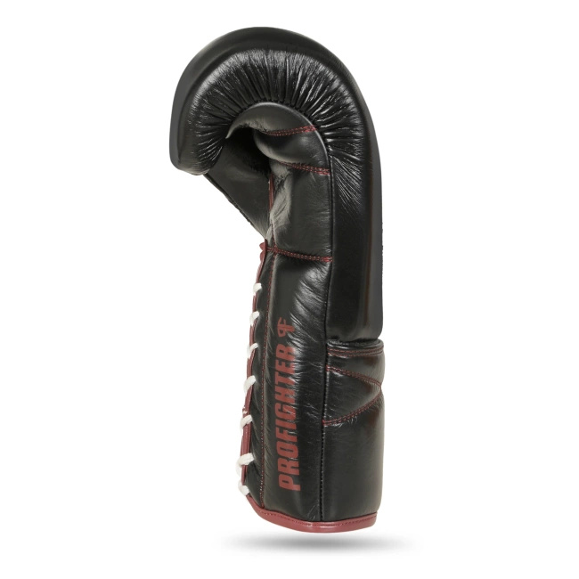 Lace-Up Multi-Layer Boxing Gloves - ProFighter Bordeaux - Legacy Series