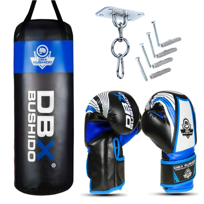 80 cm / 15 kg - DBX Junior Blue Boxing Set for Kids | DBX Bushido
