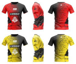 The "Warrior" Rashguard compression shirt is made of DBX MORE DRY XL material