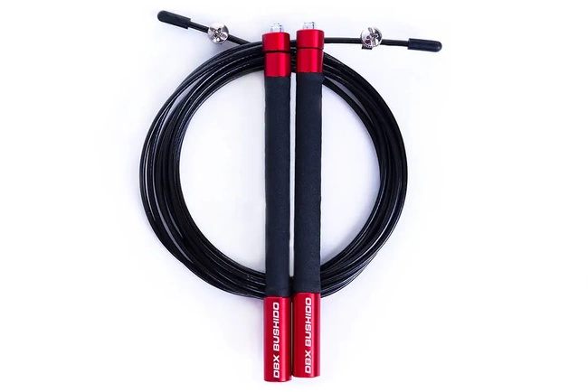 Aluminum skipping rope with bearings, 3 meters long | red | SK54