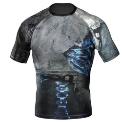 Rashguard short "Bones" MMA, BJJ, DBX compression shirt BUSHIDO R-118H M