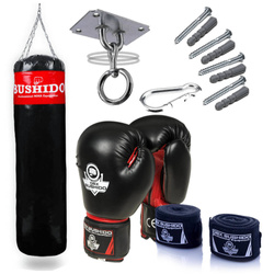 130 cm / 30 kg - Home Pro 130 boxing set - Punching bag + gloves