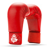 WKF karate gloves - red L wristbands