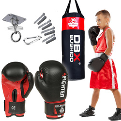 80 cm / 15 kg - Set - Children's Punching Bag DBX Junior Red