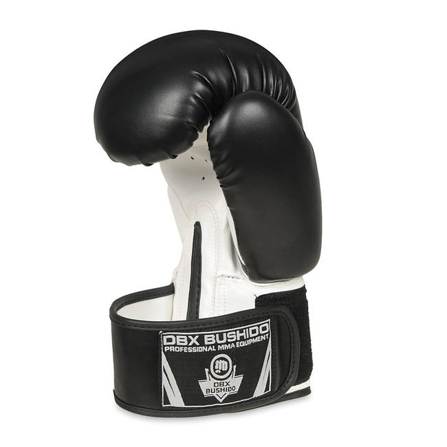 Boxing Sparring Gloves Black and White ARB-407a 14 OZ